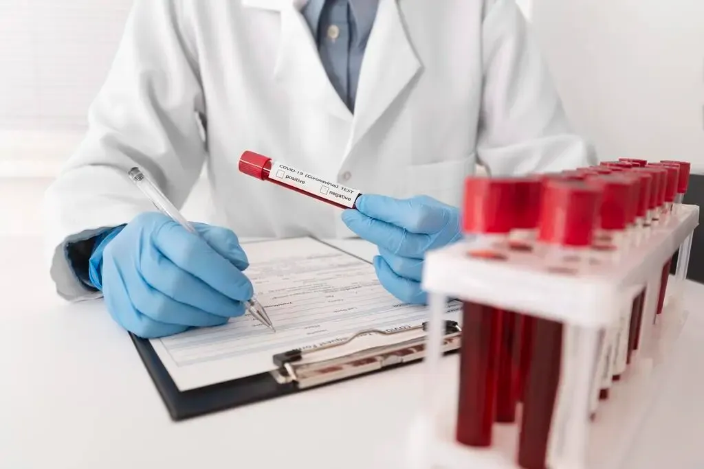 Coronavirus Blood Samples Assortment Lab